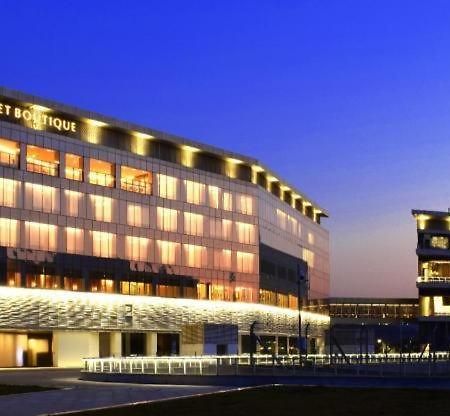 Cachet Bouqitue Shaoxing Hotel Keqiao Exterior foto